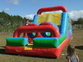 Wacky Mini Obstacle - Bouncer with Inflatable Slide