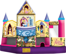 Disney Princess Collection 3D 5 In 1 Combo - Inflatable Bouncer Castle