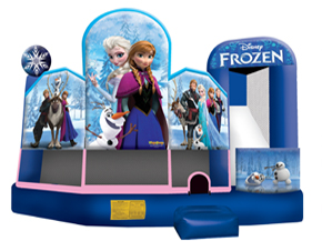 Inflatable Disney Frozen 5 in 1 inflatable bounce house